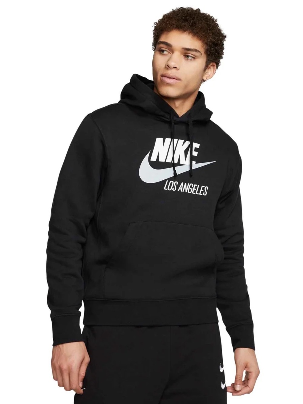 Nike Black Los Angeles Logo Hoodie for Kids